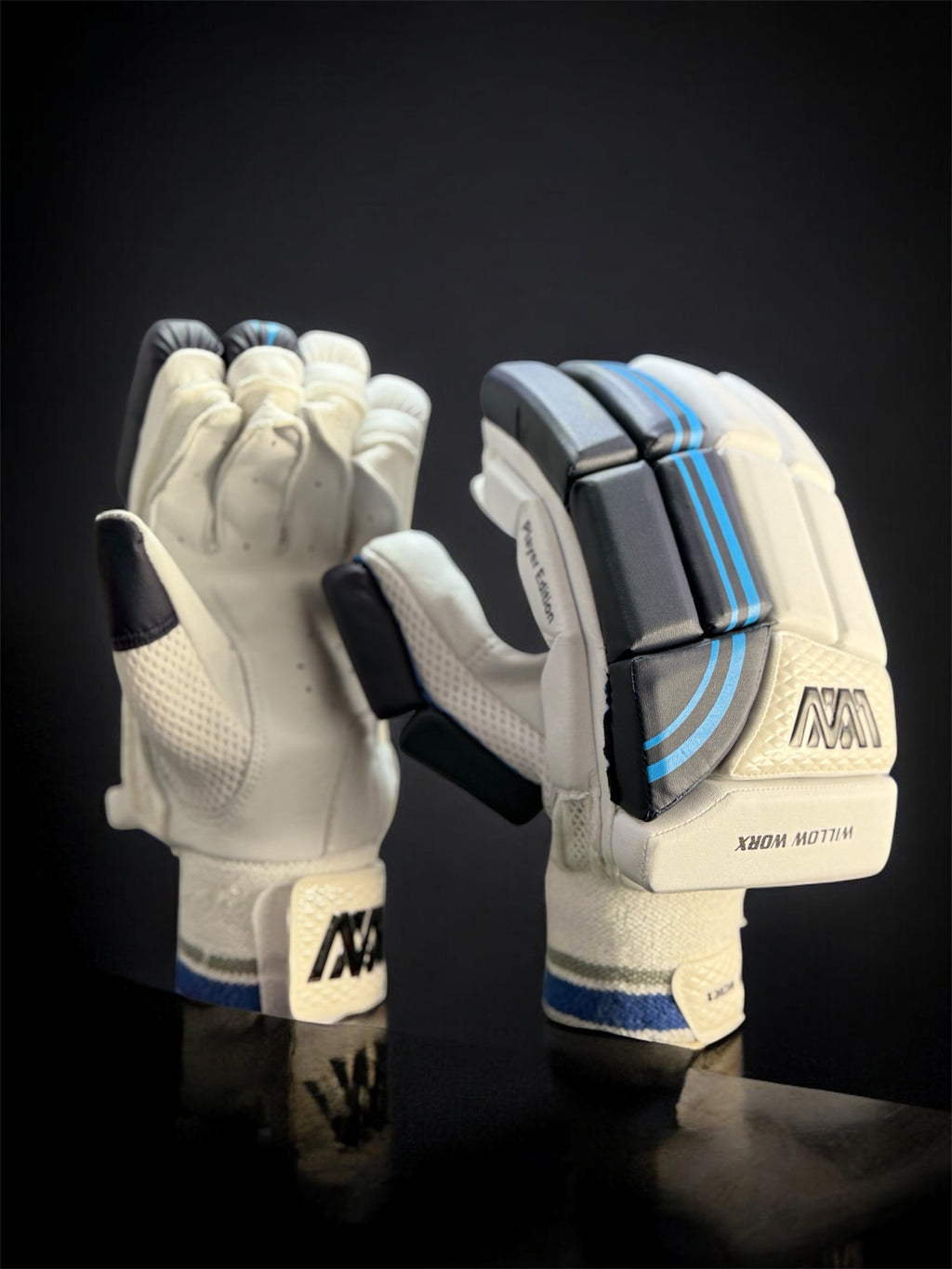 Willow Worx Limited Edition Batting Gloves - Blue
